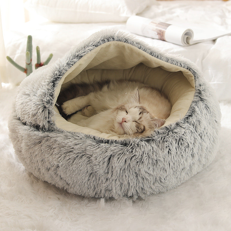 Plushy Cat Nest Bed