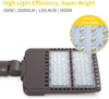2023 New Shoe Box Light LED Street Light Tool-free Disassembly Glass Plus Lens Shoe Box Light Effect