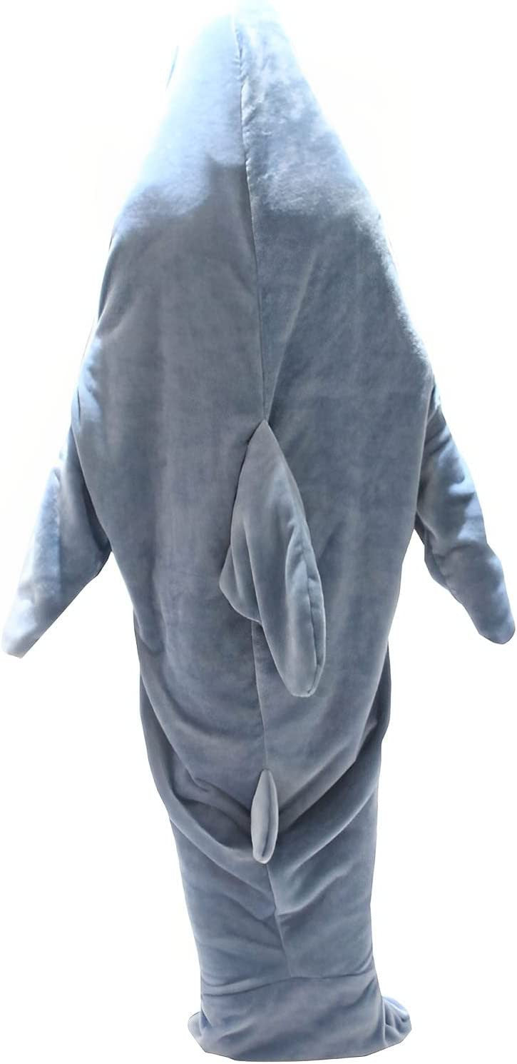 Wearable Blanket Wearable Shark Blanket Super Soft And Cozy Flannel Hoodie Shark One Piece Blanket Shark Blanket Hoodie